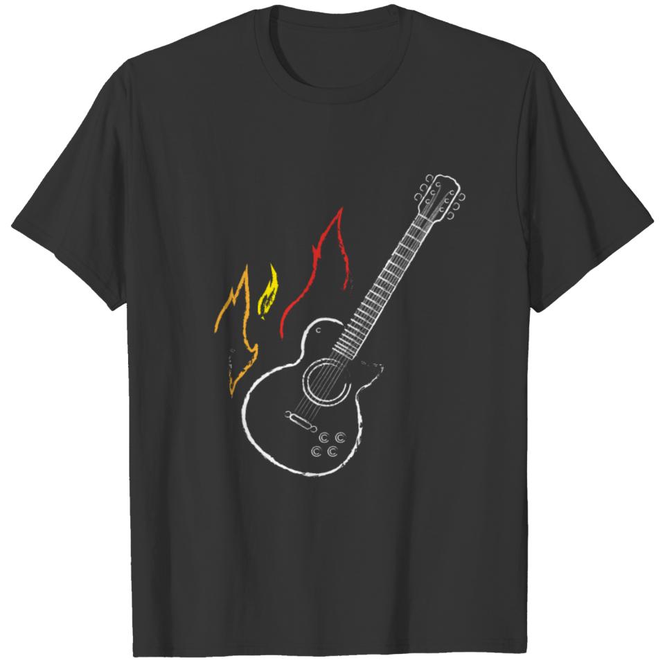 Guitar Vintage Music T-shirt