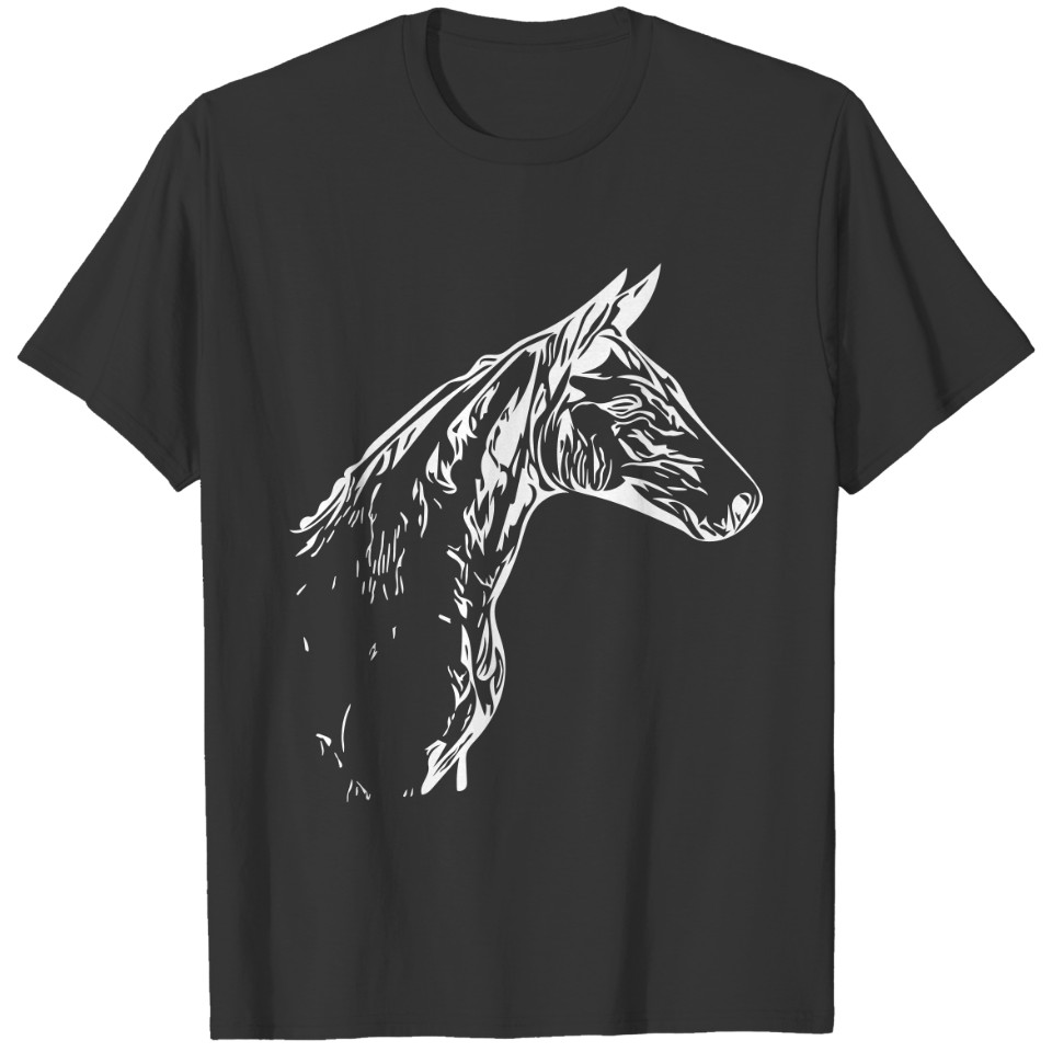 Horse head Vector T-shirt