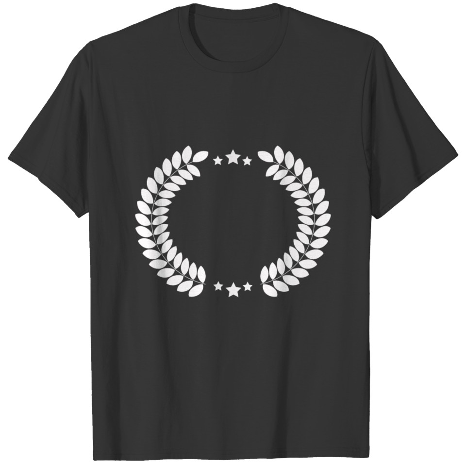 Branches of Olive Leaves Half Circle T Shirts