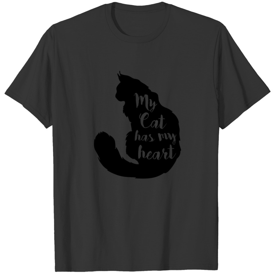 My Cat Has My Heart Funny Cute Cat Lover Gift T-shirt
