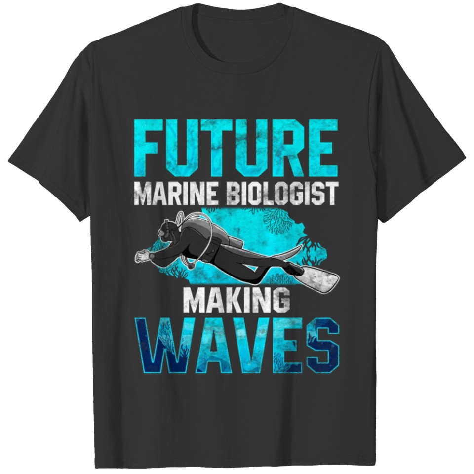Future Marine Biologist Making Waves Pun T-shirt