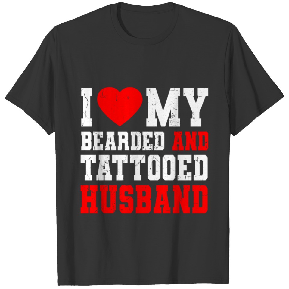 Beard and tattooed T-shirt