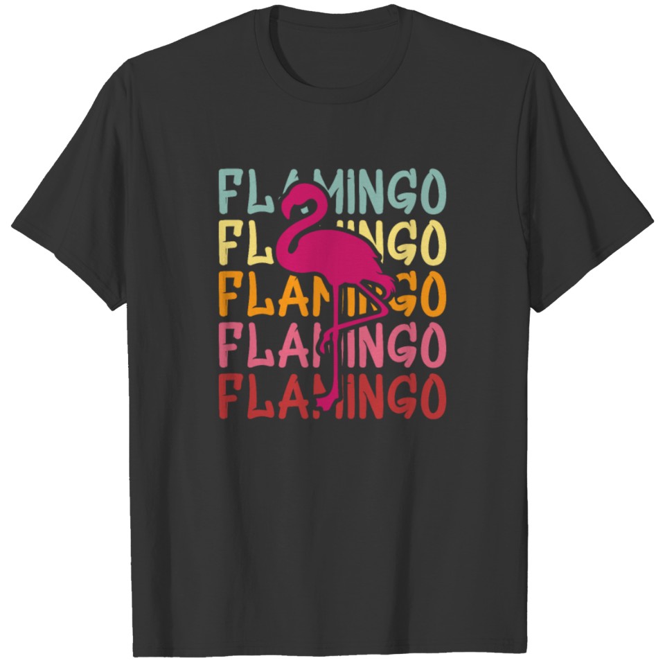 Flamingo Bird Lover Gift Idea T-shirt