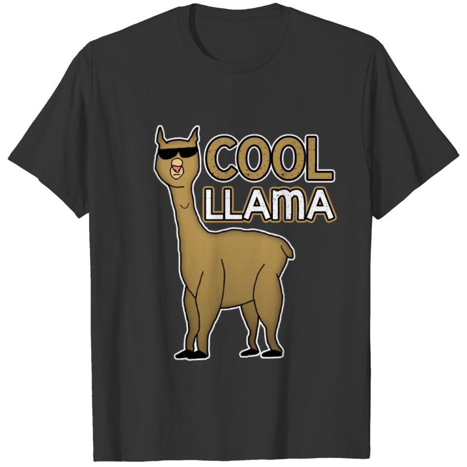 Llama Alpaca Funny Animal Lover Glama Perfect Gift T-shirt