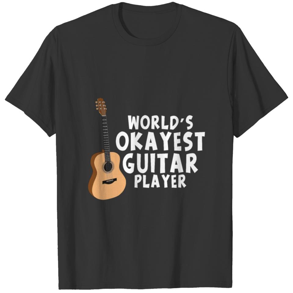 World's Okayest Guitar Player T-shirt
