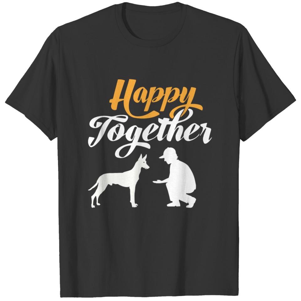 Happy Together - Pharaoh dog & dog owners T Shirts