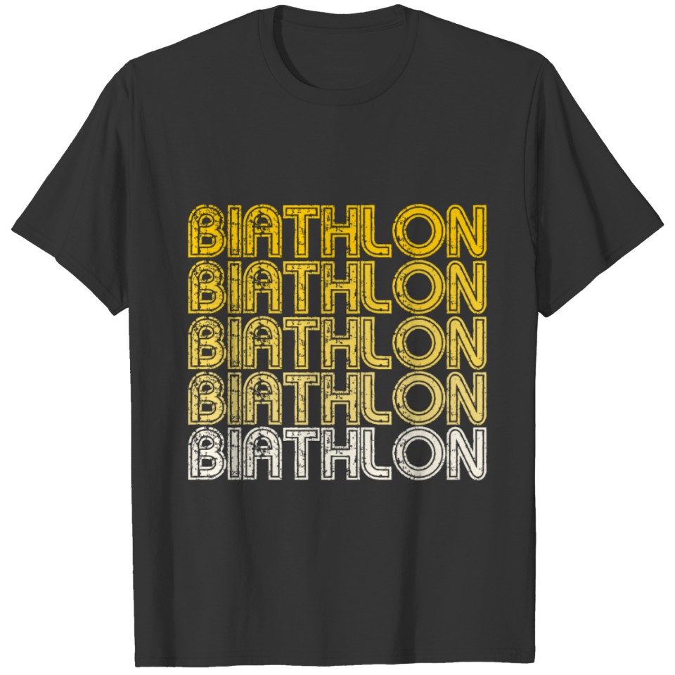 Biathlon Cool Winter Sport Ski Shooting Gift Idea T-shirt