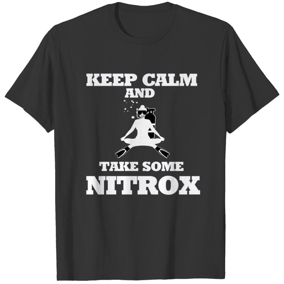 Deep Diving Keep Calm technical diving nitrox T-shirt