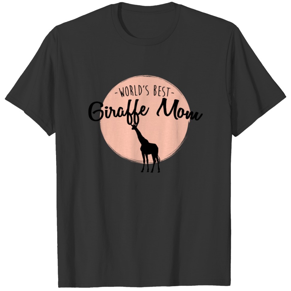 Worlds Best Giraffe Mom T-shirt
