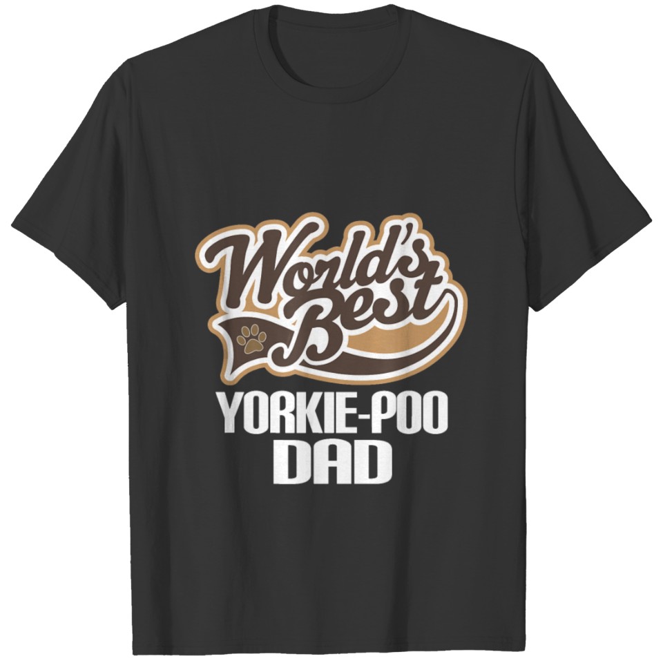 Mens Yorkie Poo Dog Dad T Shirts Yorkshire Terrier