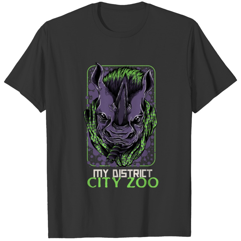 Rinho your city, your district, T-shirt