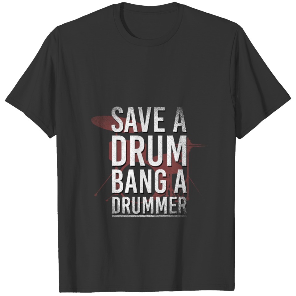 Drums Naked T-shirt