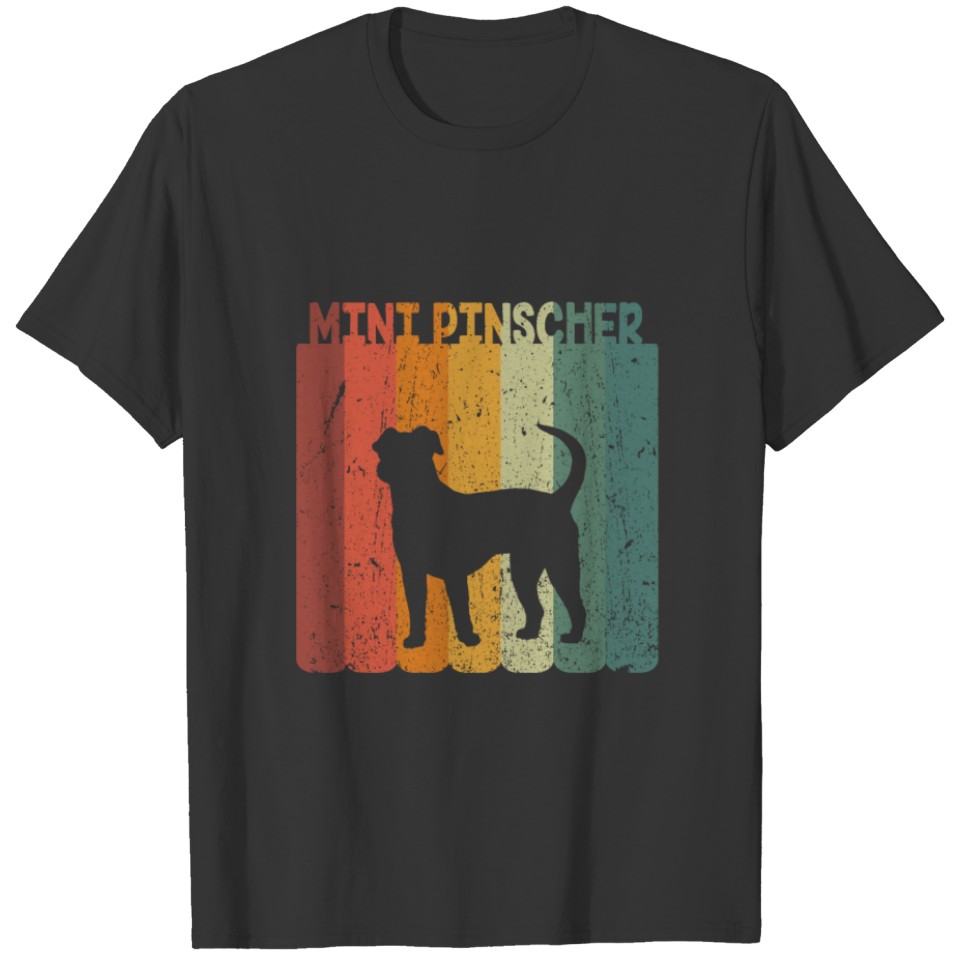 Retro Pinscher Dog Dog Lover Gift Idea T-shirt