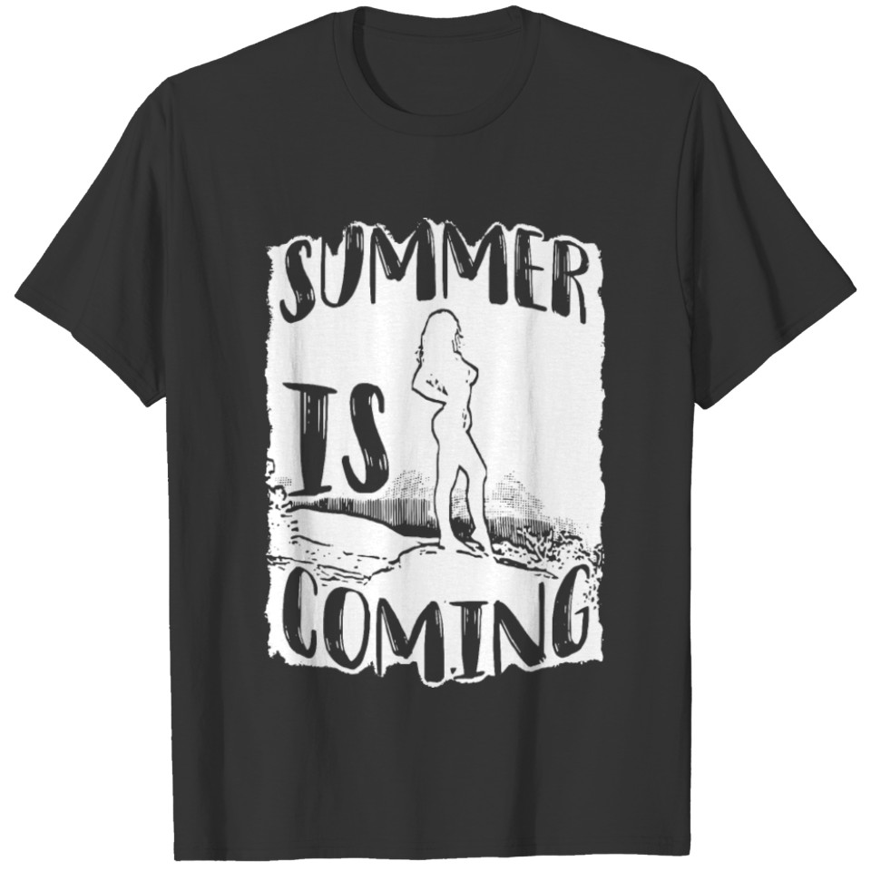 2reborn summer is coming bikini girl holidays beac T-shirt