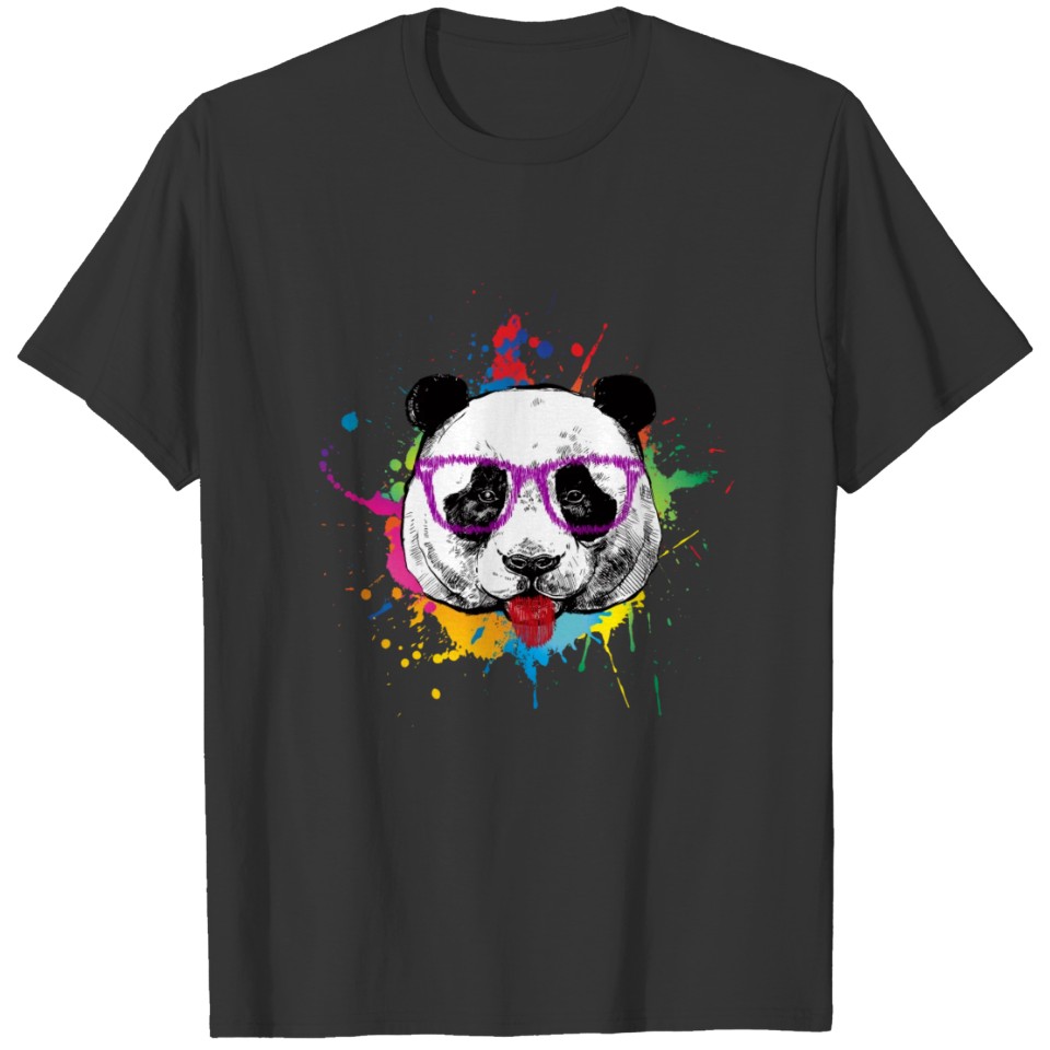 Panda Hipster T-shirt