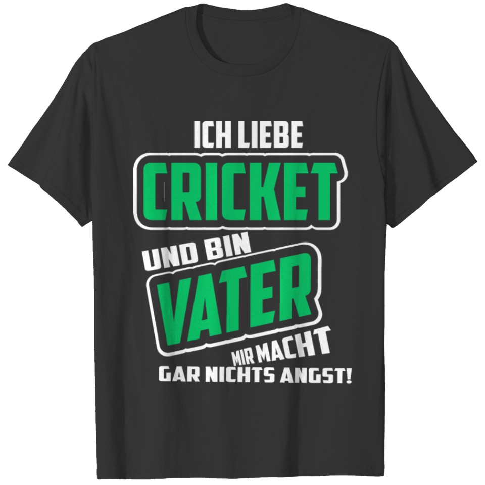 Cricket Dear Father Dad Dad Gift T-shirt