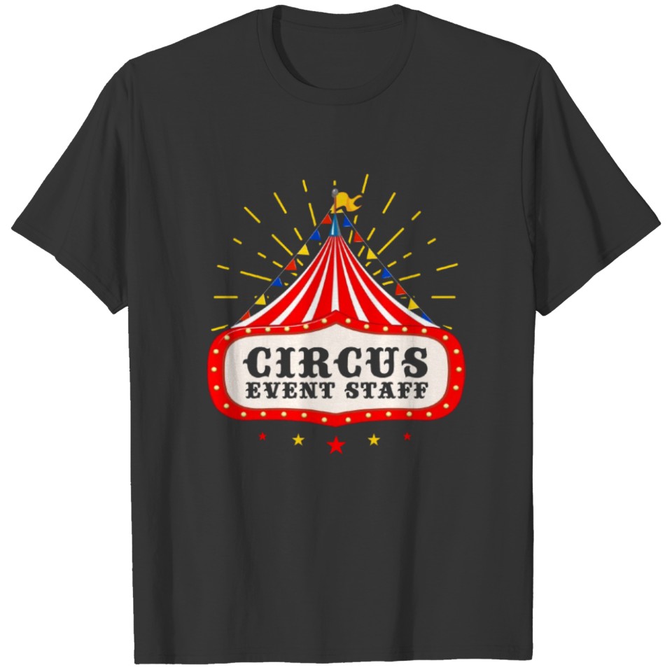 Carnival Event Staff Circus Party Planner Costume T-shirt