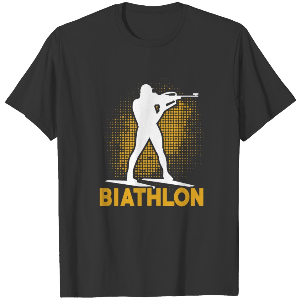 Biathlon, biathlete, cross-country skiing T-shirt