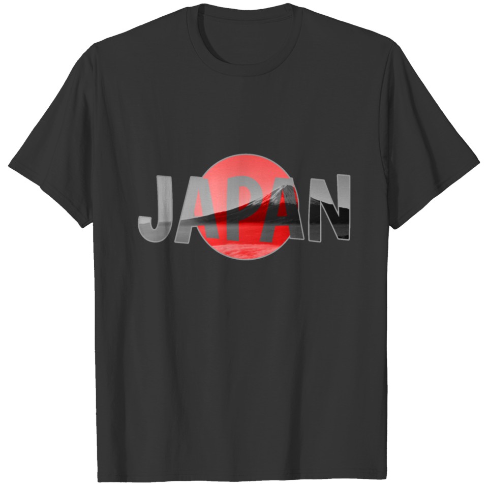 Japanese Flag Mount Fuji - The Country Japan T-shirt