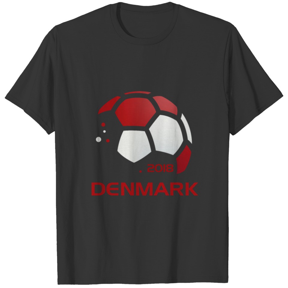 Denmark National Soccer Team Fan Gear T-shirt