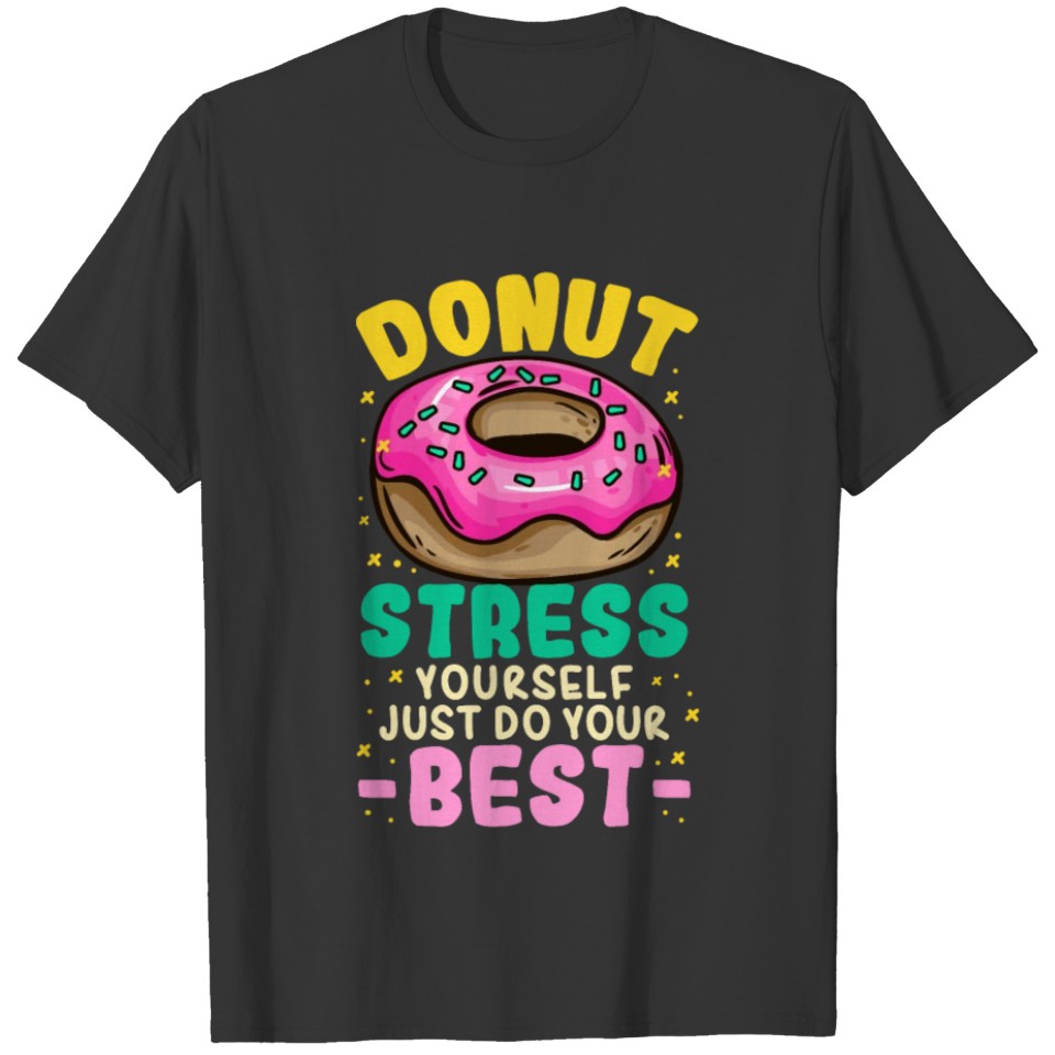 Donut Teacher Student T-shirt
