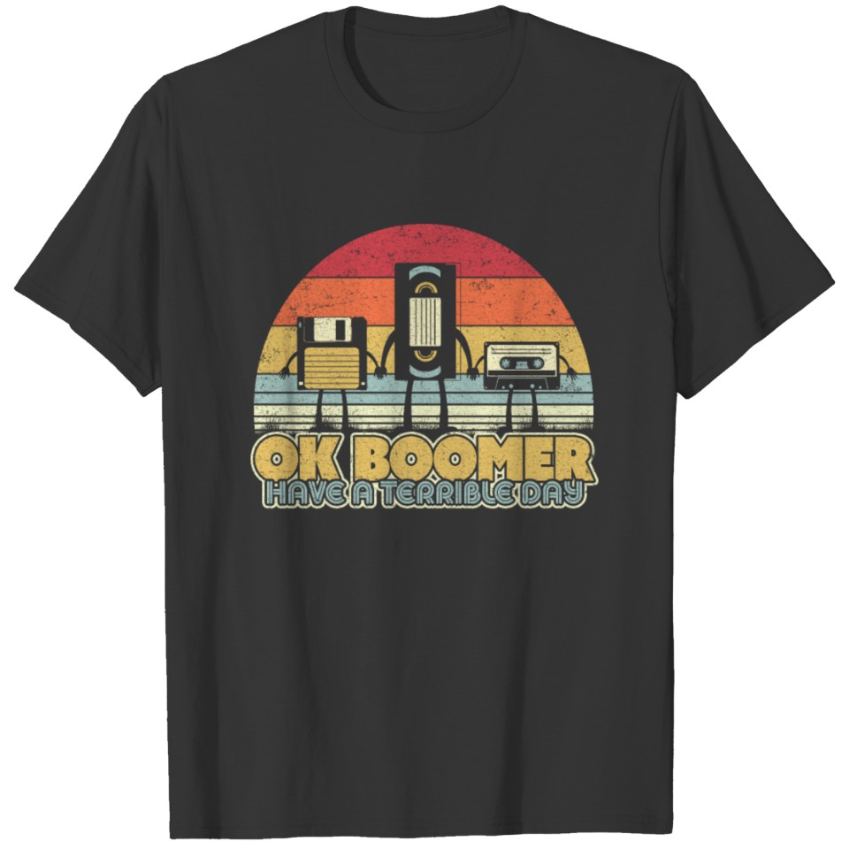 Ok Boomer Product. Funny Ironic Old Technology T-shirt