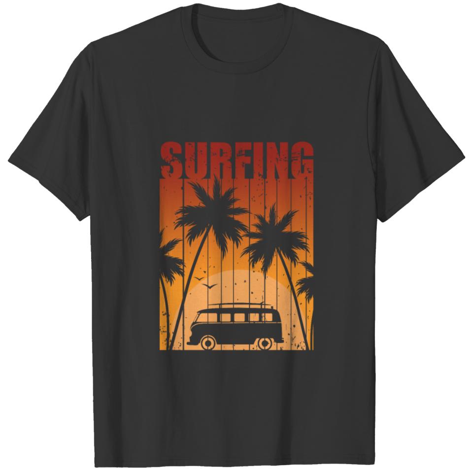 Funny Summer Sun Sunshine Beach Surfing Gift Idea T-shirt