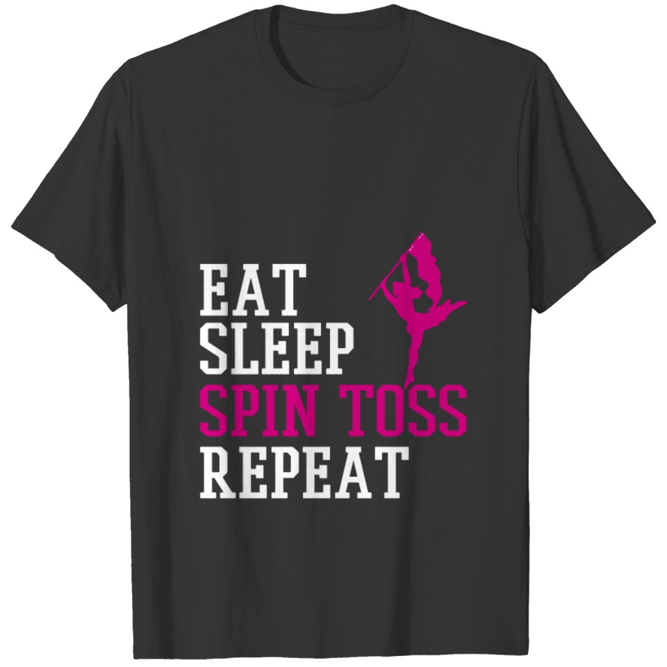Eat Sleep Spin Toss Repeat T-shirt