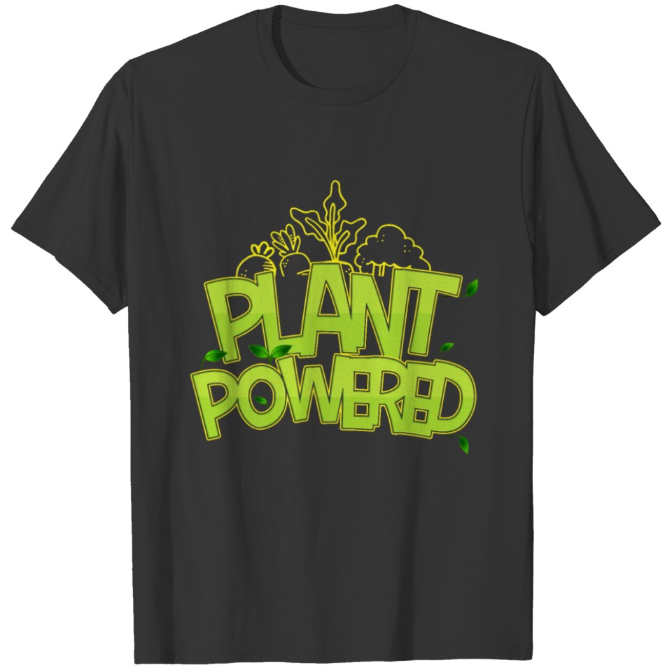Plant Powered Herbivore Omnivore Vegetable Diet T-shirt