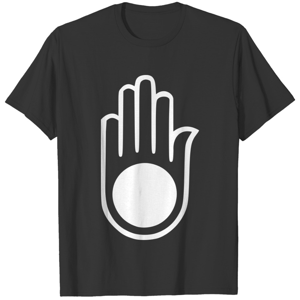 Jainism hand T-shirt