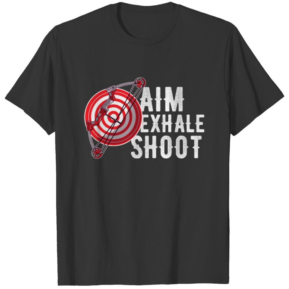 Archery Aim Bow Sports Hunter Arrow Target Shooter T-shirt