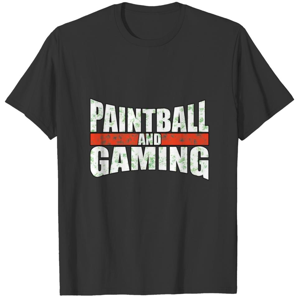 Paintball and Gaming Statement T-shirt