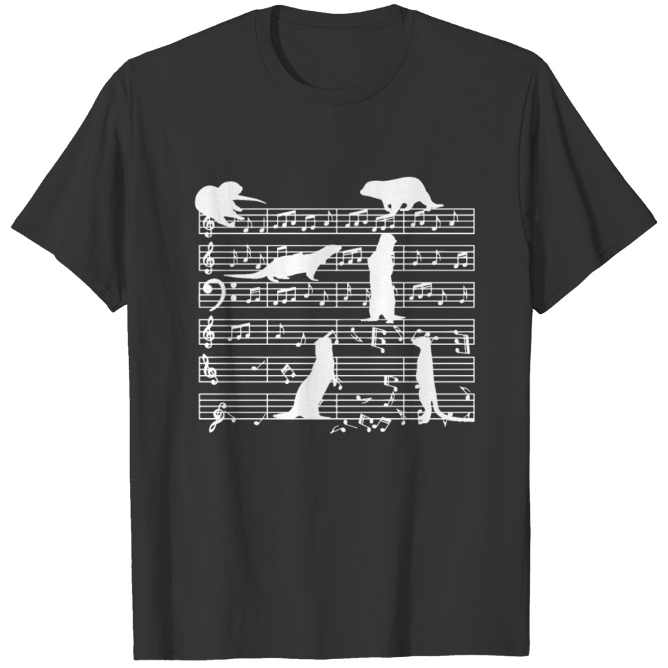music teacher note musician meerkat T-shirt