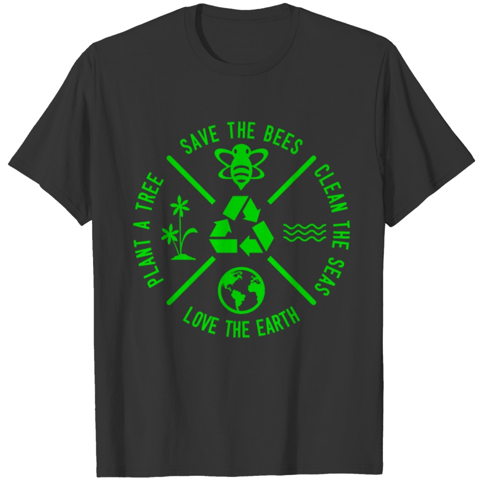 Happy Earth Day 50th Anniversary Rescue Plant Glob T Shirts