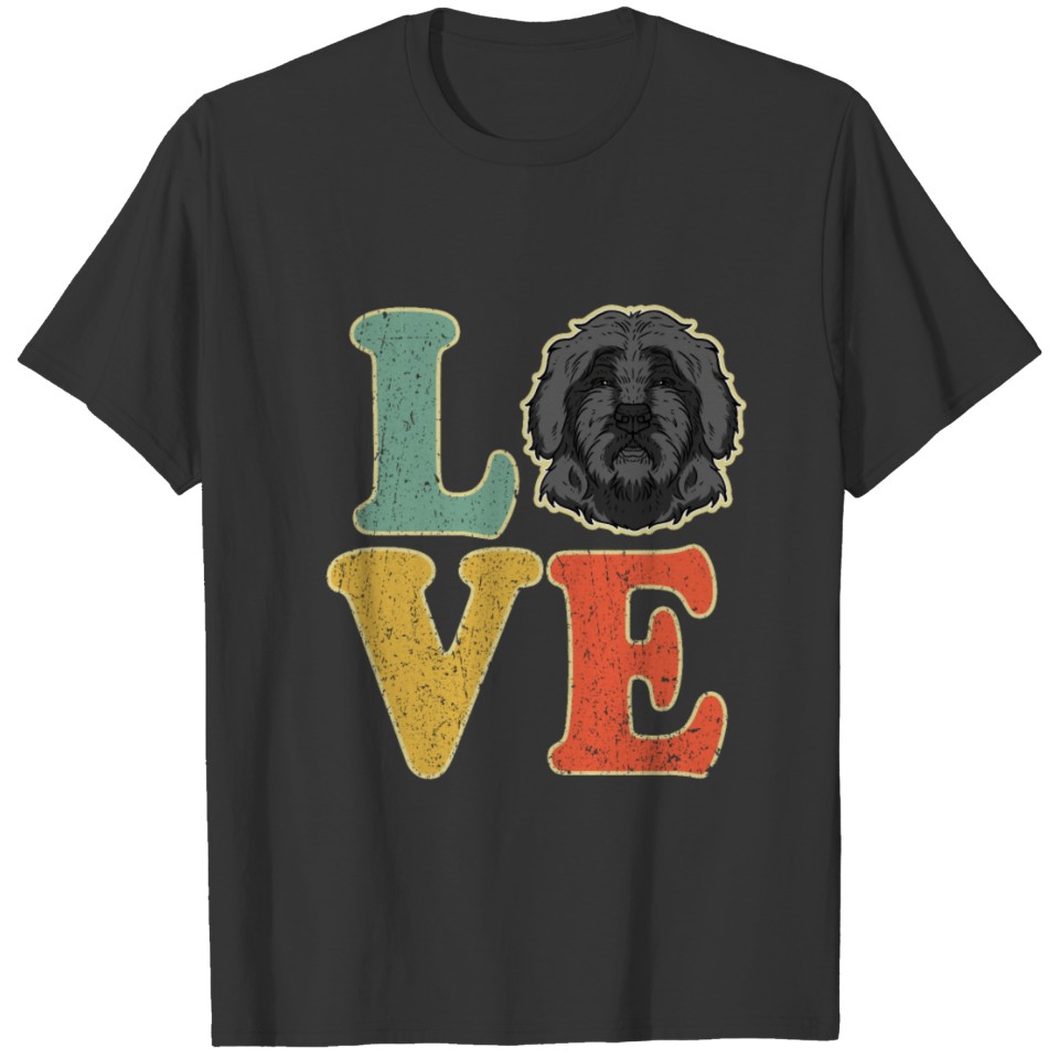 Love Portuguese Water Dog Lover Dog Owner Gift T-shirt