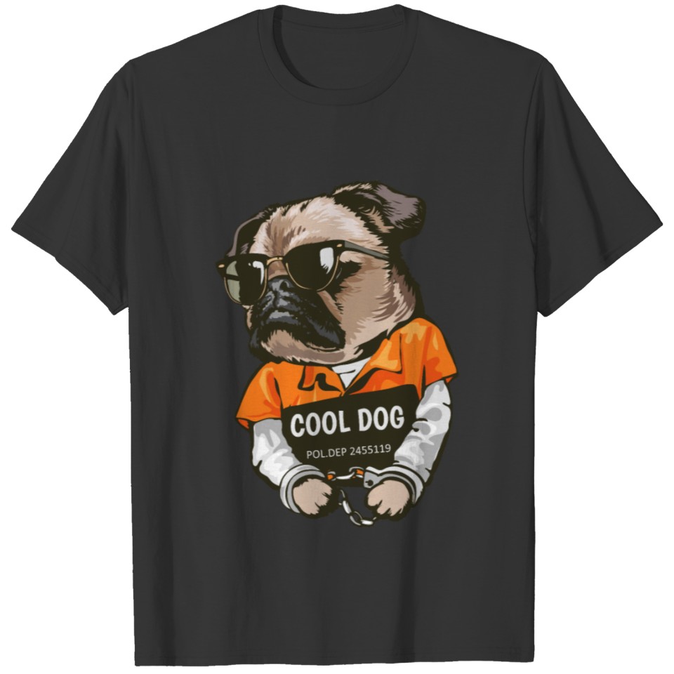 Cool prisoner dog T-shirt
