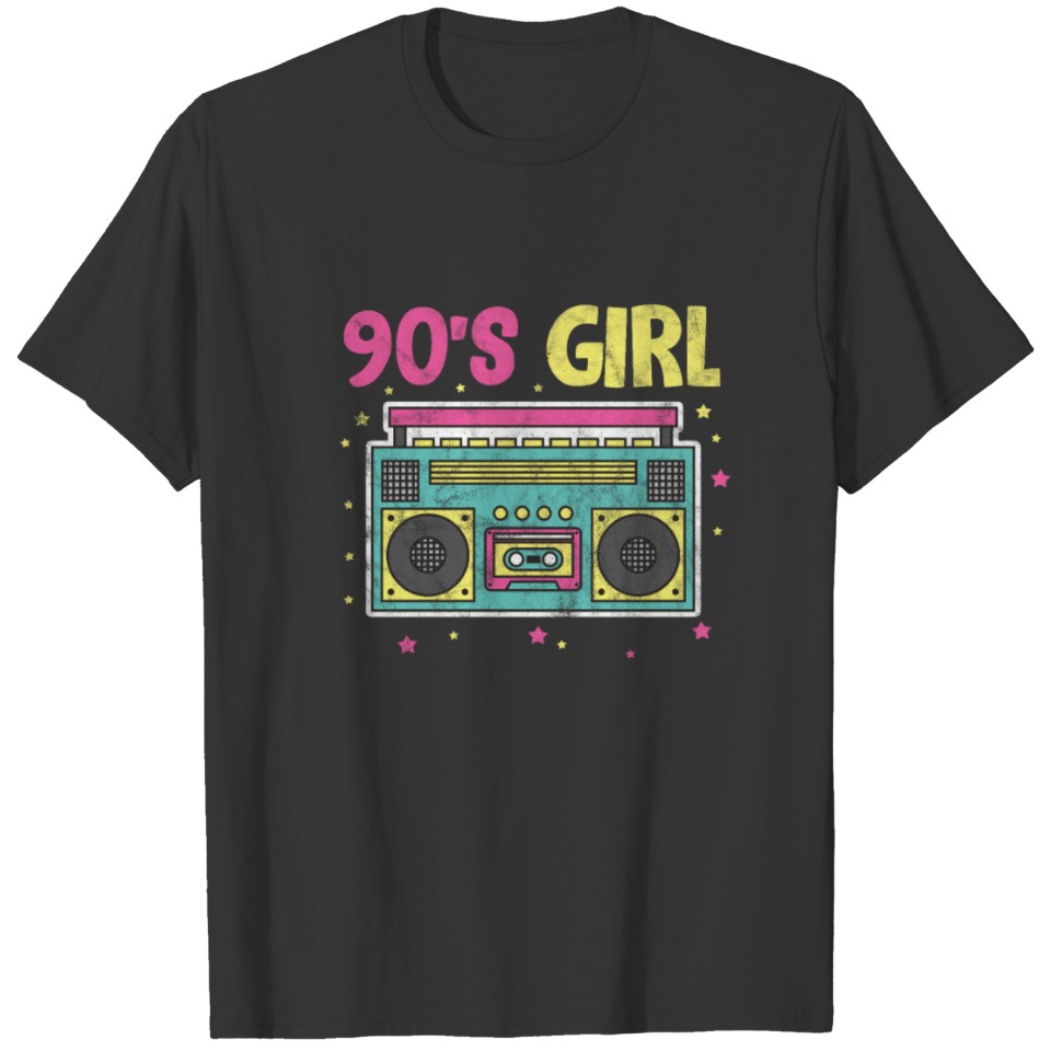 90's Girl Cassette Tape Retro Vintage T Shirts