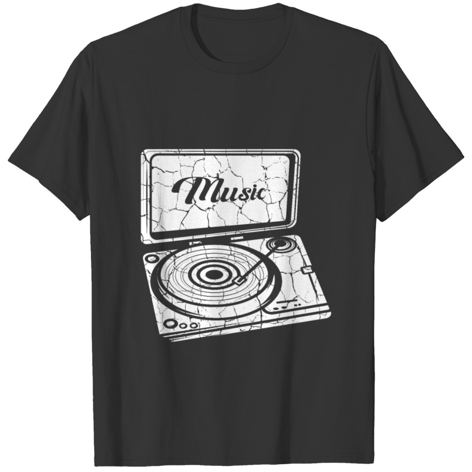 Vinyl Music Music Lover And Composer Gift T-shirt
