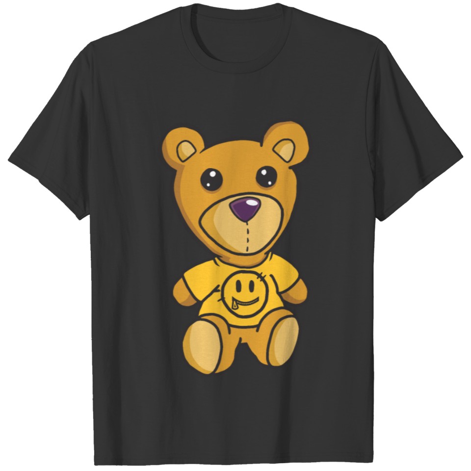 Bear drew smile T-shirt