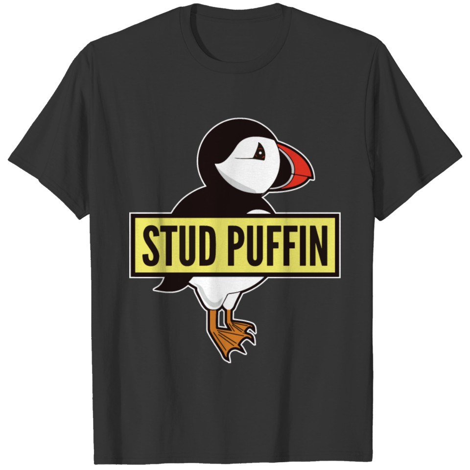 Wildlife Support Stud Puffin Animal Lover Gift T Shirts