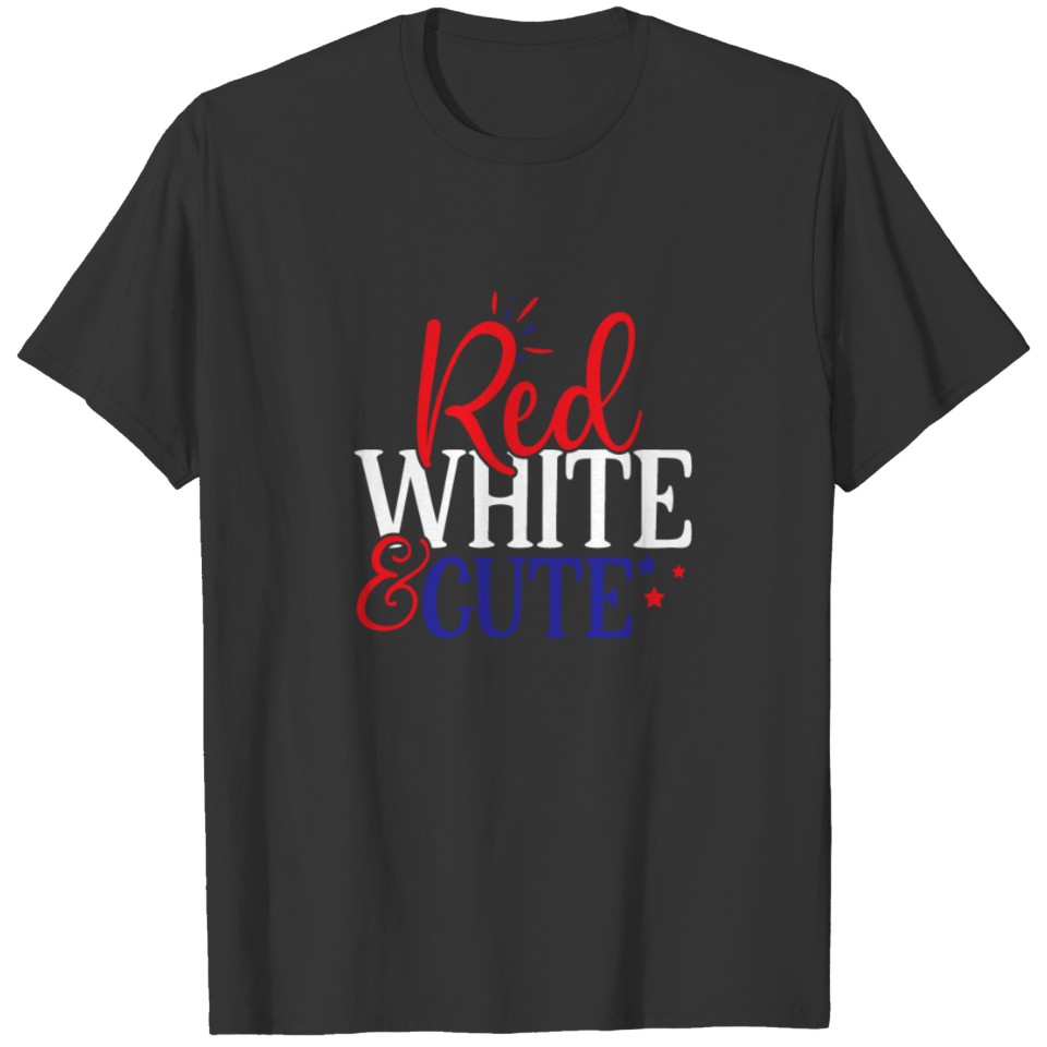 July 4th Memorial Day Labor Day Veterans Day Red T-shirt