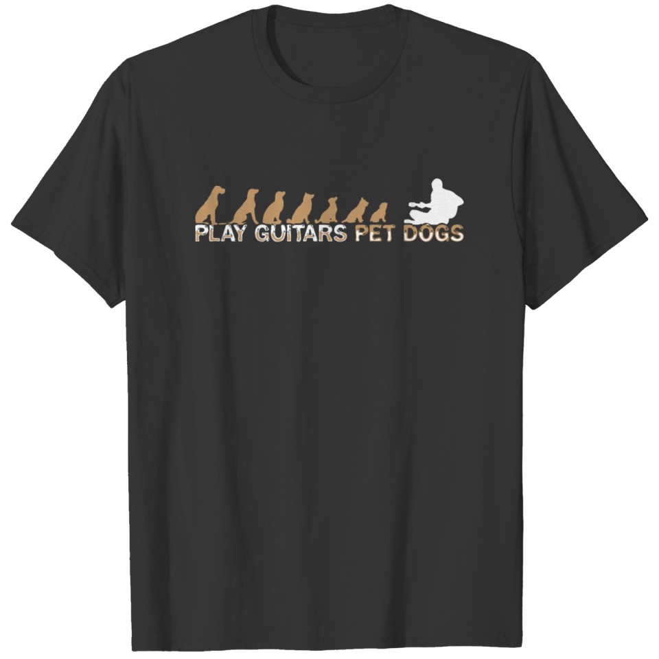 Guitarist Dogs - Guitar Player Gift T-shirt