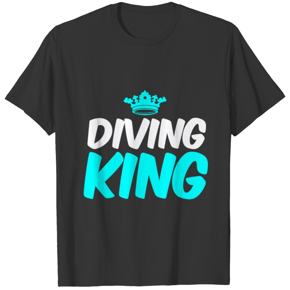 Diving King Diver Diving License Mens Funny Gift T-shirt