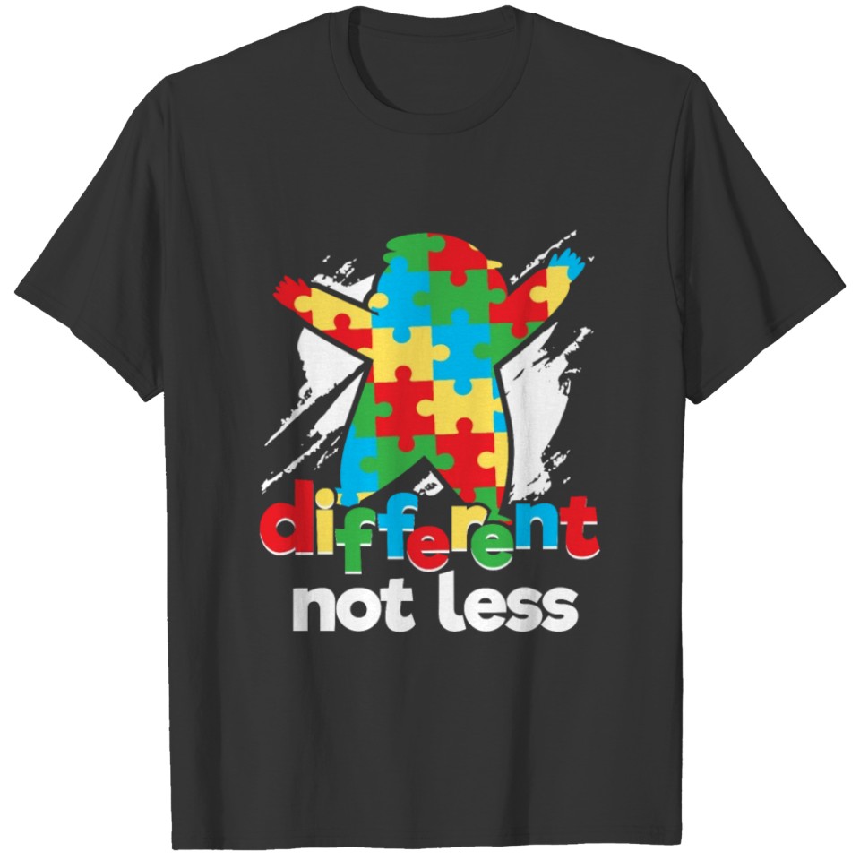 Autism Awareness Teacher Different Not Less T-shirt