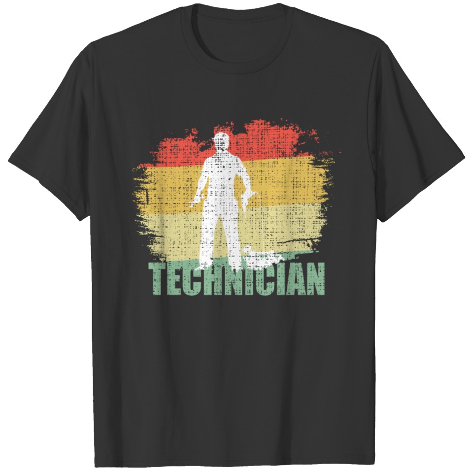 Retro Technician T-Shirt T-shirt