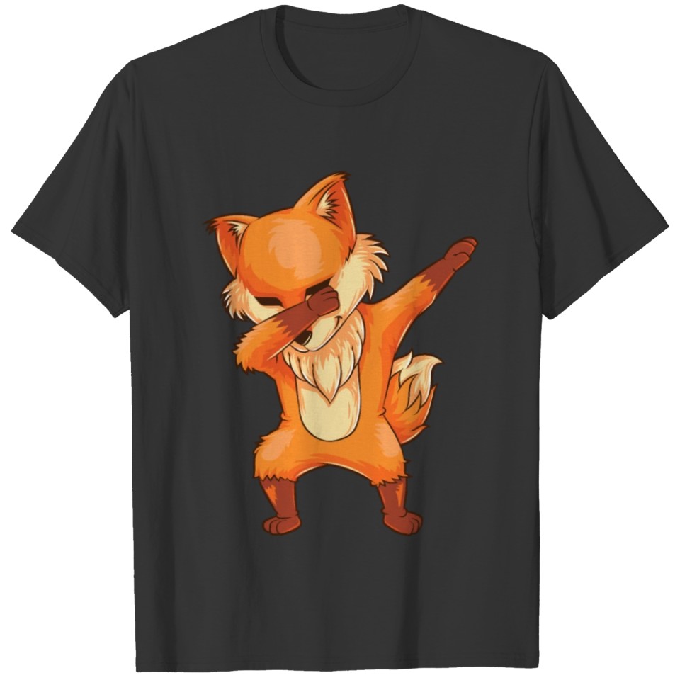Copy of cute Dabbing Fox Animal Dancing T-shirt