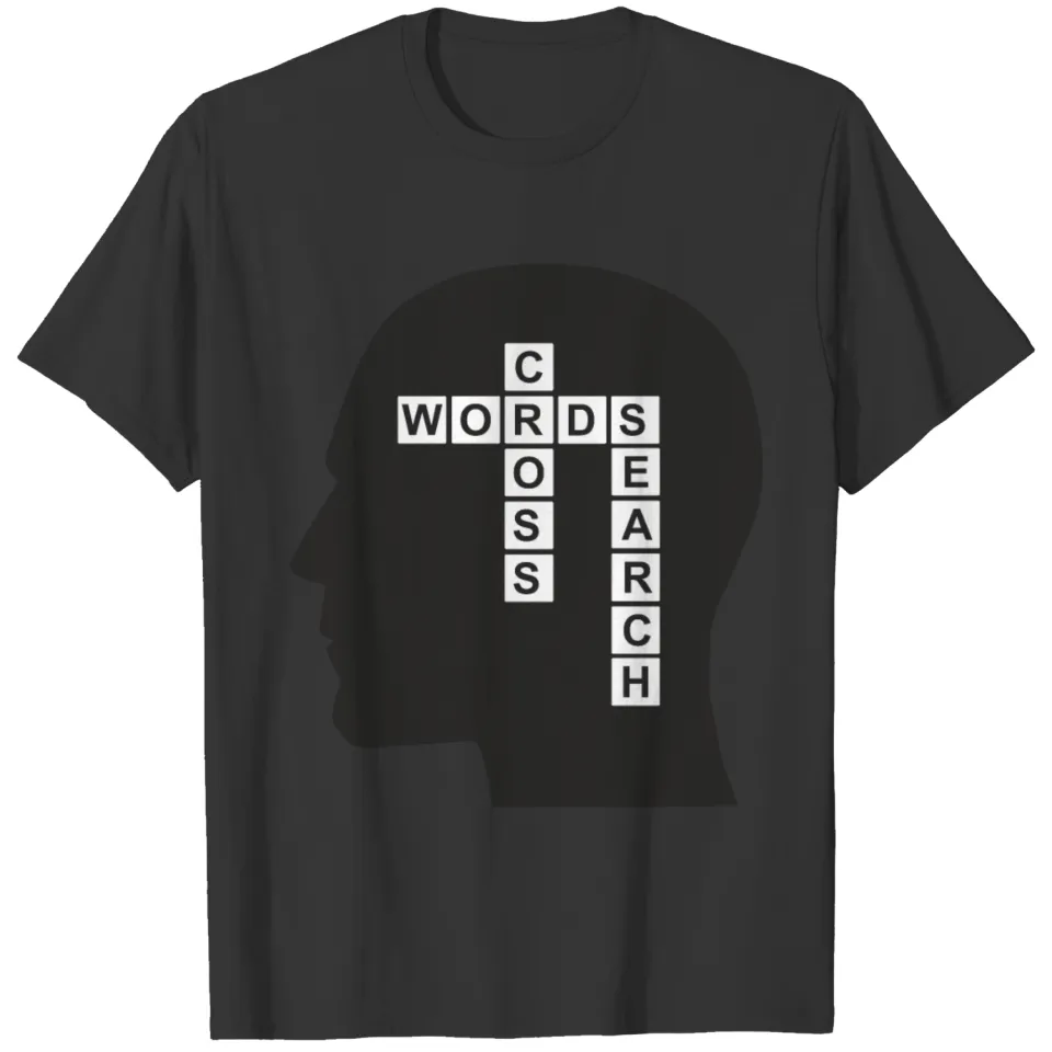 CROSSWORD PUZZLE T-SHIRT T-shirt