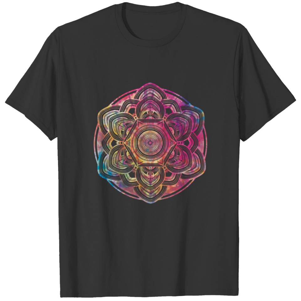 Floral Tie-dye T Shirts