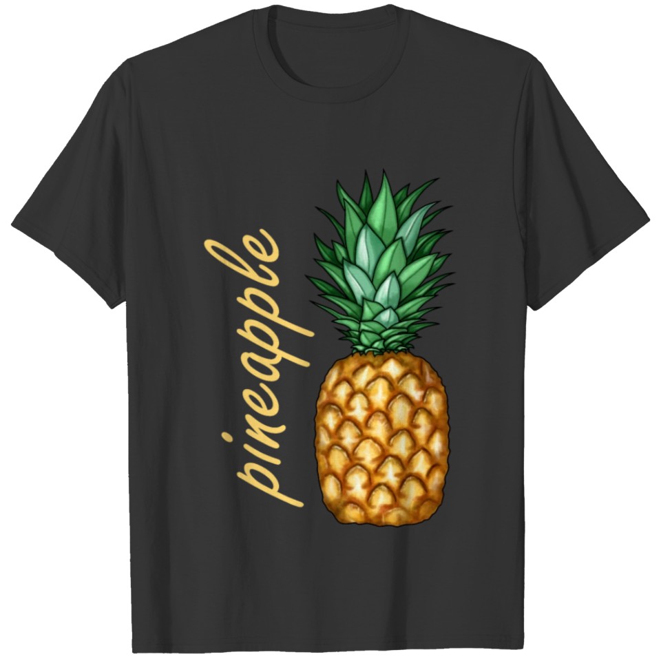 Pineapple sweet summer fruit illustration T-shirt