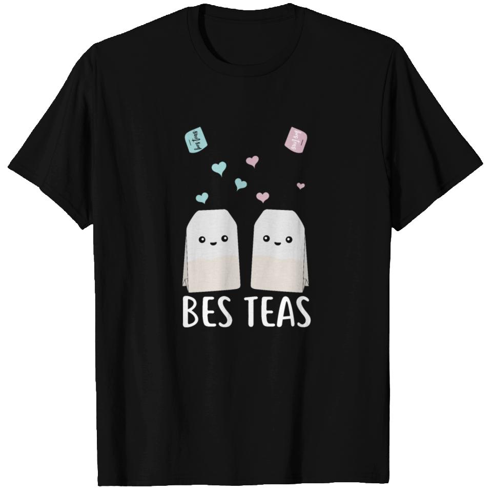 Bes Teas Besties Cute Kawaii Tea Bags Best Friends T Shirts | ID ...
